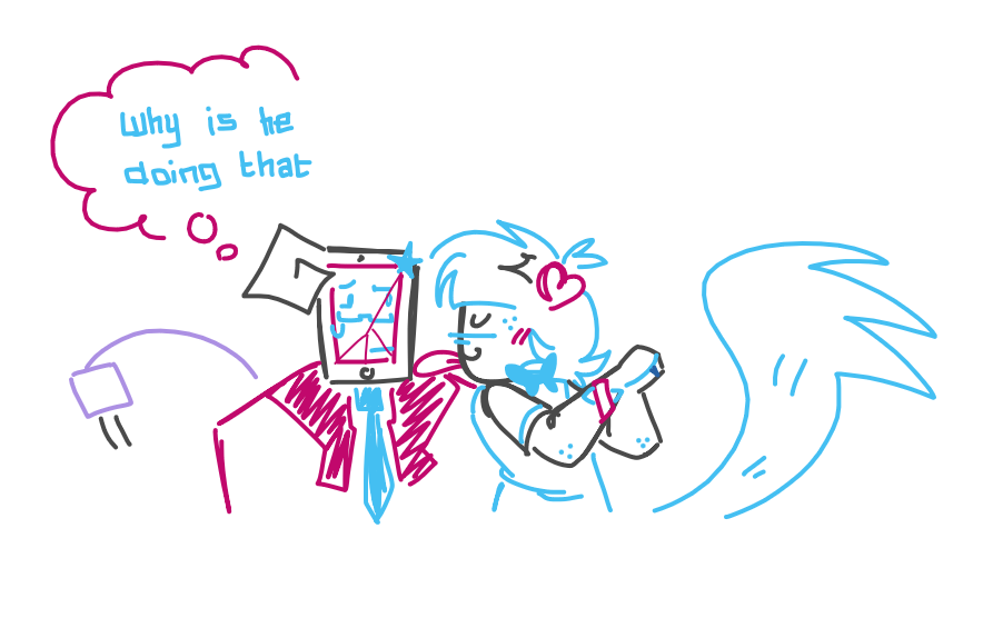 Post by @Epically_GAYY - Whiteboard Fox