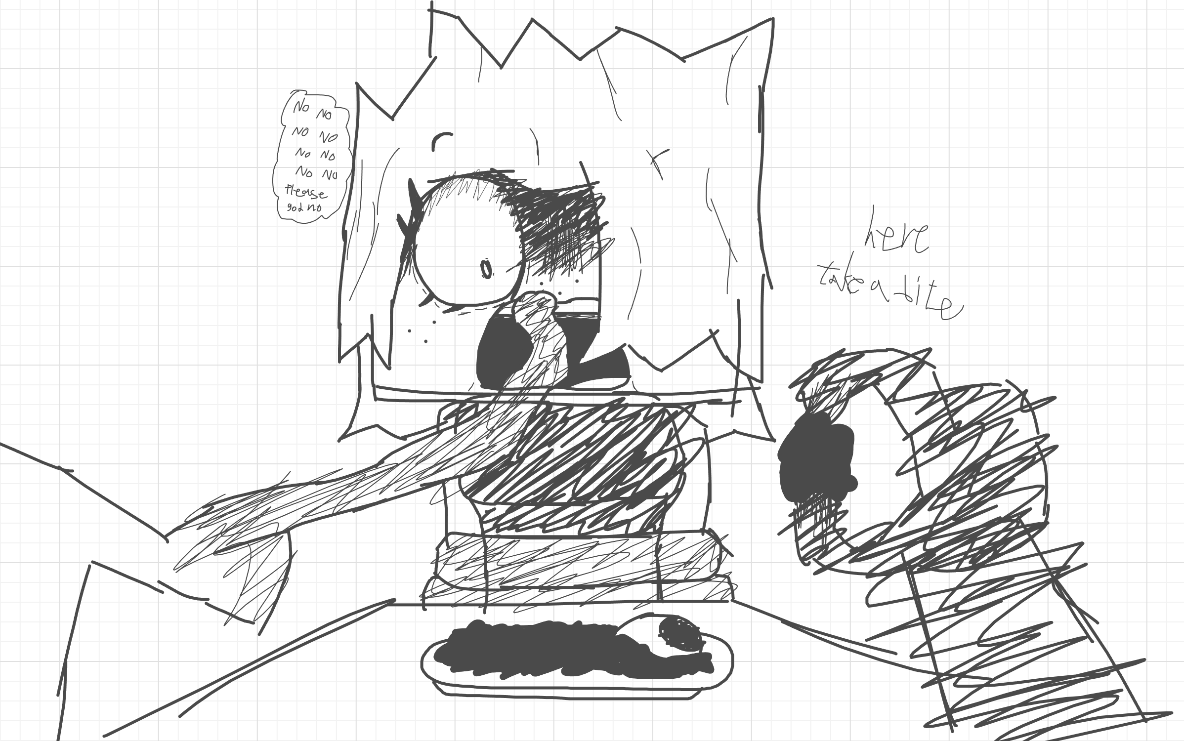 Post by @IdioticPerson - Whiteboard Fox