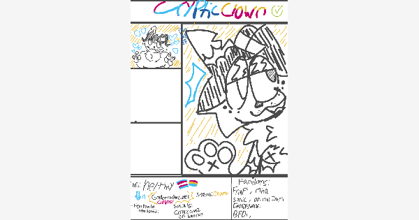 Post by @crypticclown - Whiteboard Fox